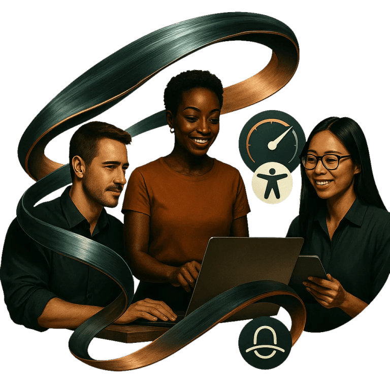 Performance and accessibility by design illustration