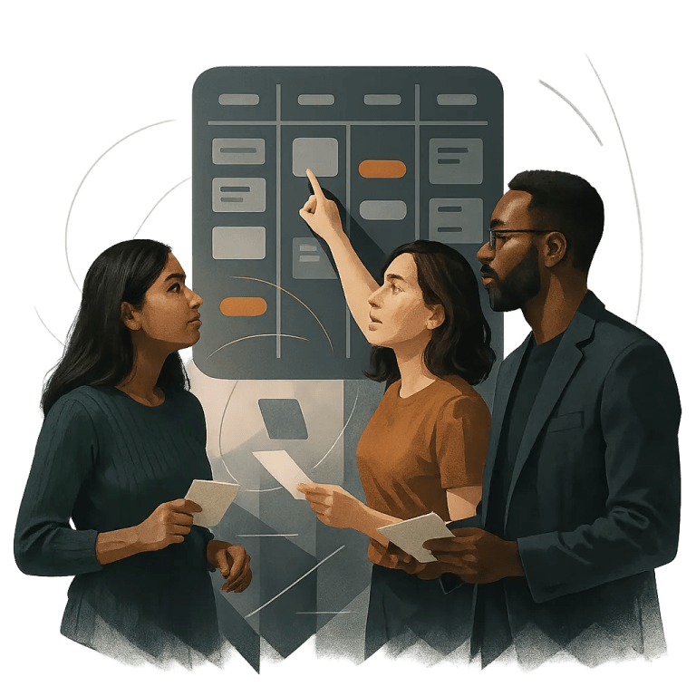 Agile development illustration