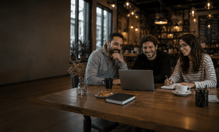 DerinForge team collaborating