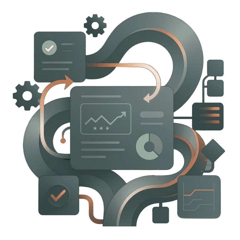 Automation with purpose illustration